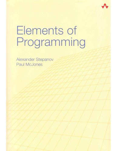 دانلود کتاب Elements of Programming