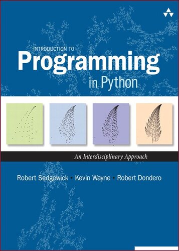 دانلود کتاب Introduction to Programming in Python: An Interdisciplinary Approach