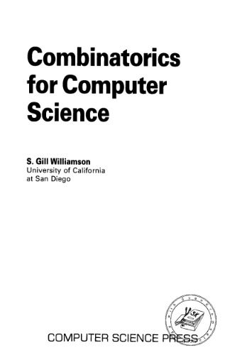 دانلود کتاب Combinatorics for Computer Science