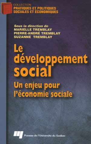 دانلود کتاب Le Developpement Social: Un Enjeu Pour I’economie Sociale