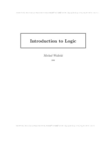 دانلود کتاب Introduction to Logic