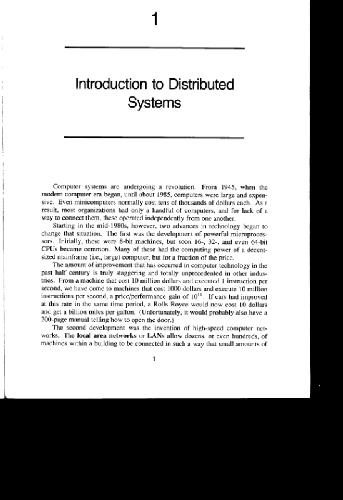 دانلود کتاب Introduction to distributed systems