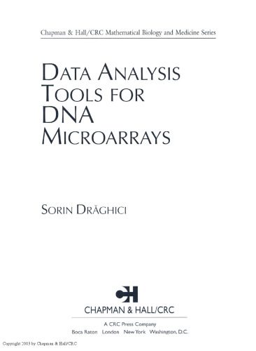 دانلود کتاب Data Analysis Tools for DNA Microarrays