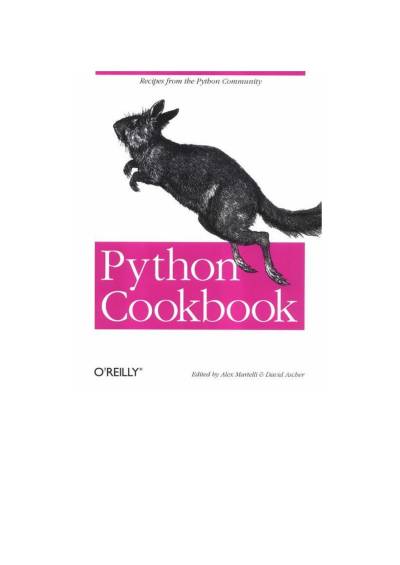دانلود کتاب PYTHON COOKBOOK