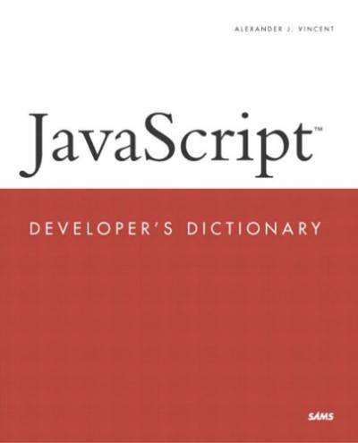 دانلود کتاب JavaScript Developer’s Dictionary (Developer’s Library
