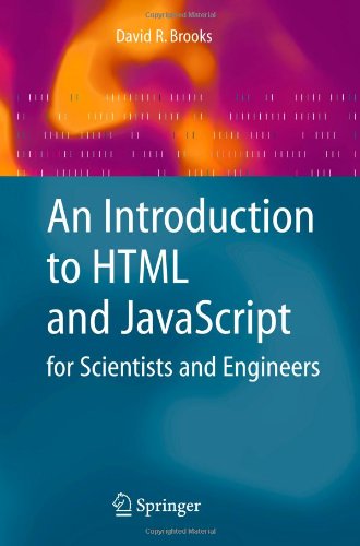 دانلود کتاب An Introduction to HTML and JavaScript for Scientists Engineers