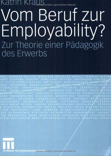 دانلود کتاب Vom Beruf zur Employability