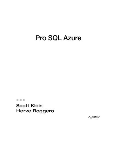 دانلود کتاب Pro Sql Azure