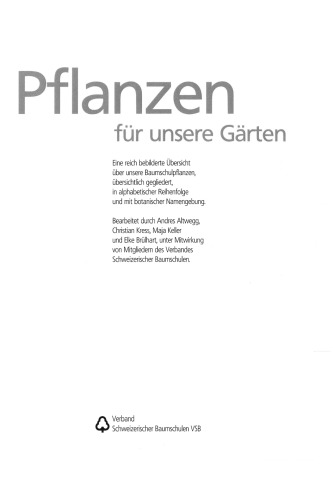 دانلود کتاب Pflanzen fur unsere Garten