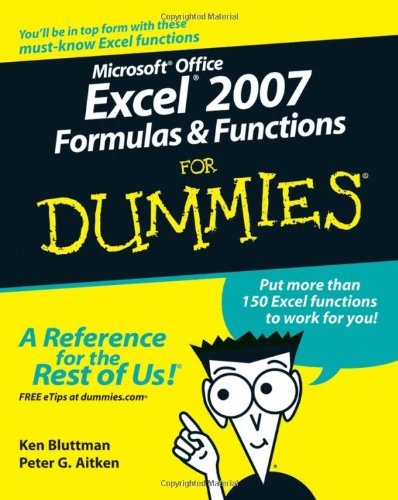 دانلود کتاب Microsoft Office Excel 2007 Formulas & Functions For Dummies (For (Computer Tech