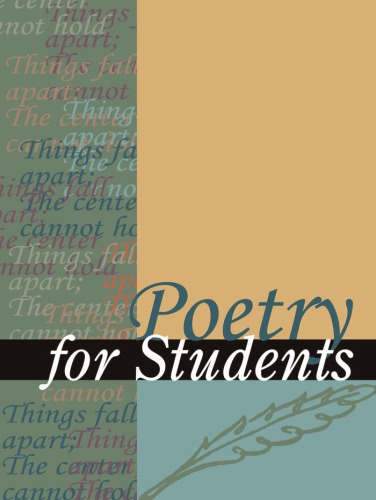 دانلود کتاب Poetry for Students Volume 19