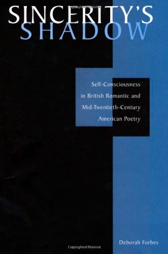 دانلود کتاب Sincerity’s Shadow : Self-Consciousness in British Romantic and Mid-Twentieth-Century American Poetry