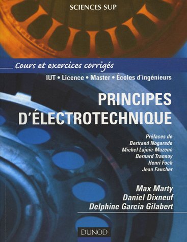 دانلود کتاب Principes d’electrotechnique : Cours et exercices corriges