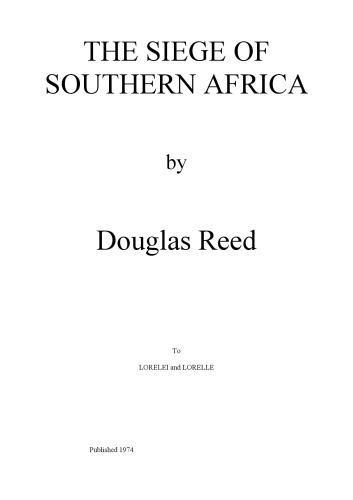 دانلود کتاب The Siege of Southern Africa