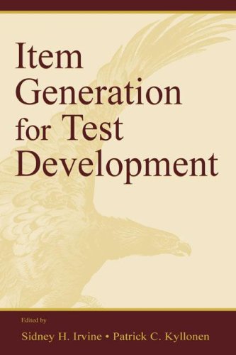 دانلود کتاب Item Generation for Test Development