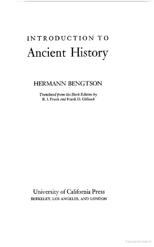 دانلود کتاب Introduction to Ancient History