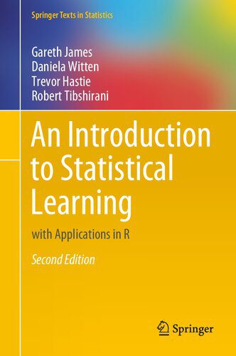 دانلود کتاب An Introduction to Statistical Learning: with Applications in R 2nd edition