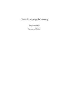 دانلود کتاب Natural Language Processing (NLP)