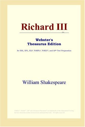 دانلود کتاب Richard III (Webster’s Thesaurus Edition