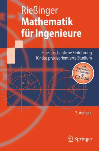 دانلود کتاب Mathematik für Ingenieure: Eine anschauliche Einführung das praxisorientierte Studium
