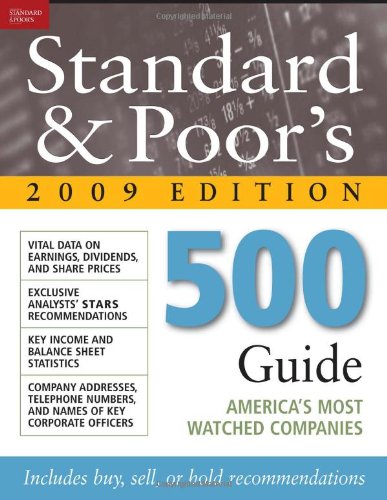 دانلود کتاب Standard & Poor’s 500 Guide 2009 PB (Standard and
