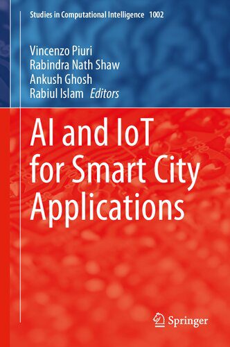 دانلود کتاب AI and IoT for Smart City Applications