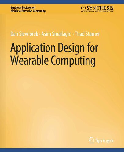 دانلود کتاب Application Design for Wearable Computing
