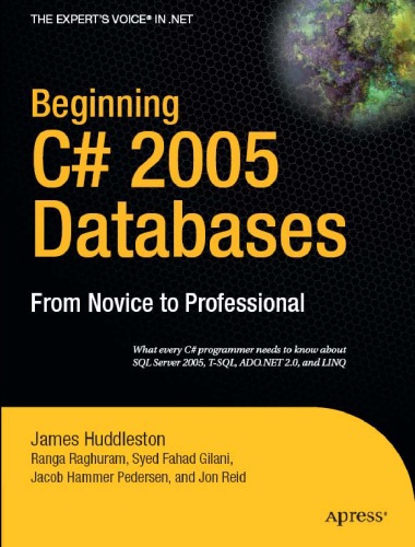 دانلود کتاب Beginning C# 2005 Databases: From Novice to Professional