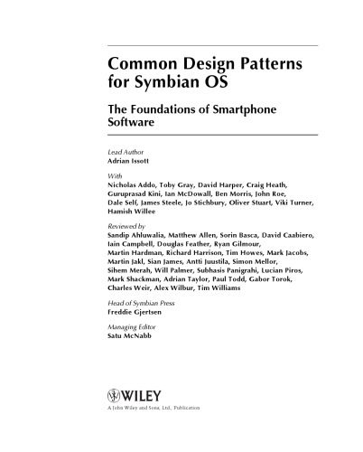 دانلود کتاب Common Design Patterns for Symbian OS: The Foundations of Smartphone Software (Symbian Press)