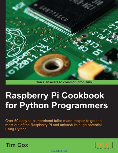 دانلود کتاب Raspberry Pi Cookbook for Python Programmers