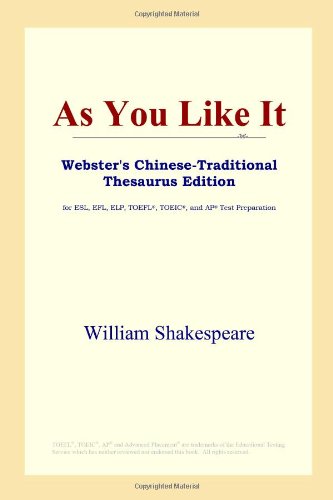 دانلود کتاب As You Like It (Webster’s Chinese-Traditional Thesaurus Edition