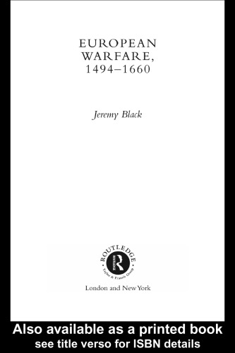 دانلود کتاب European Warfare, 1494-1660 (Warfare and History