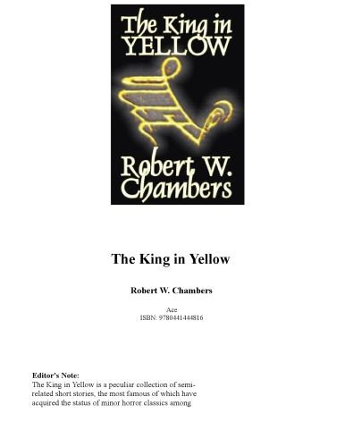 دانلود کتاب The King in Yellow