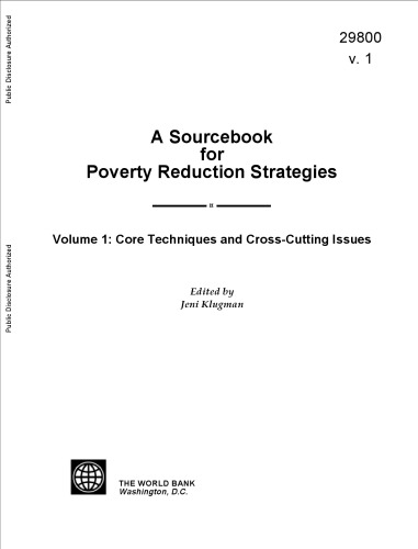 دانلود کتاب A Sourcebook for Poverty Reduction Strategies (2 Vol. Set