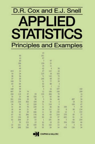 دانلود کتاب Applied Statistics: Principles and Examples (Chapman & Hall Statistics Text Series