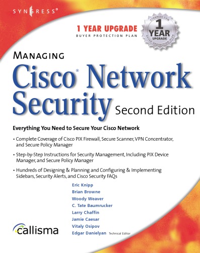 دانلود کتاب Managing Cisco Network Security 2nd edition