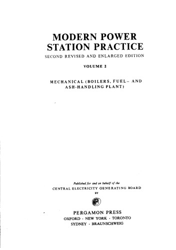 دانلود کتاب Modern Power Station Practice: V. 2