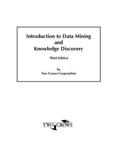 دانلود کتاب Introduction to data mining and knowledge discovery