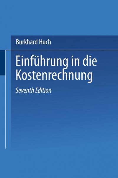 دانلود کتاب Einführung in die Kostenrechnung