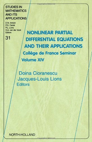 دانلود کتاب Nonlinear Partial Differential Equations and their Applications: Collège de France Seminar Volume XIV