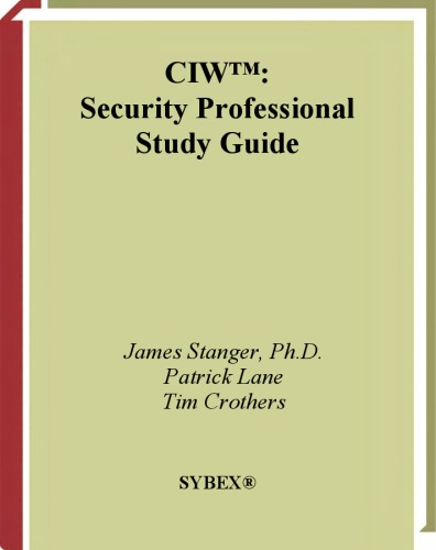دانلود کتاب CIW: Security Professional Study Guide (Exam 1D0-470