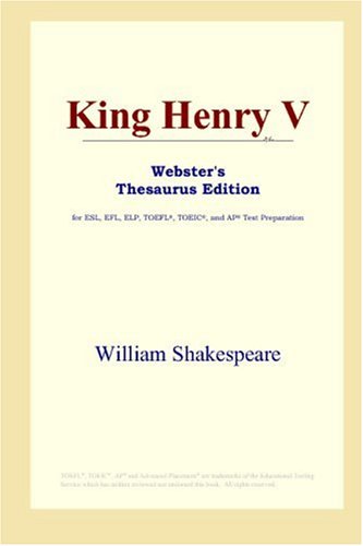 دانلود کتاب King Henry V (Webster’s Thesaurus Edition