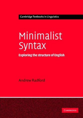 دانلود کتاب Minimalist Syntax: Exploring the Structure of English (Cambridge Textbooks in Linguistics