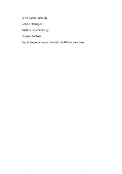 دانلود کتاب Human Factors