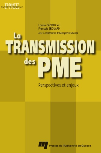 دانلود کتاب La transmission des PME : Perspectives et enjeux