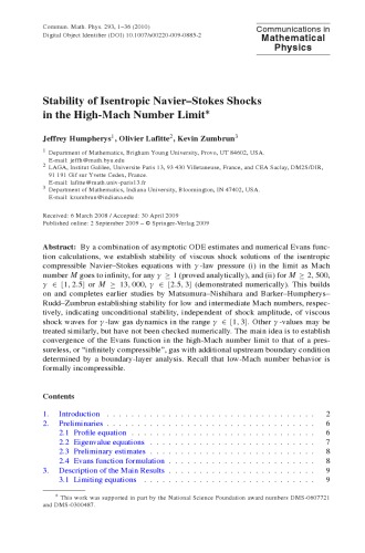 دانلود کتاب Communications In Mathematical Physics – Volume 293