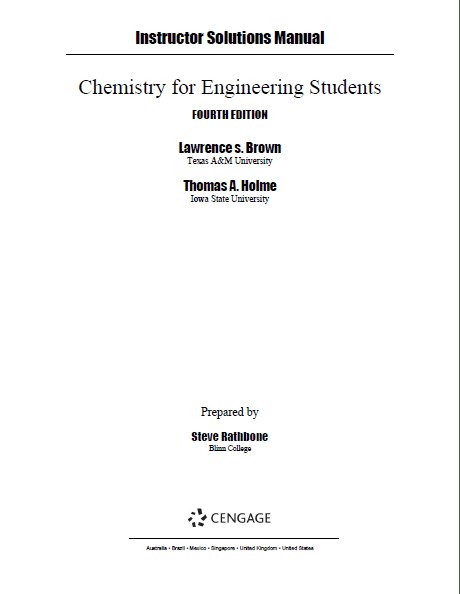 دانلود کتاب Solutions Manual for Chemistry Engineering Students (4th Edition)