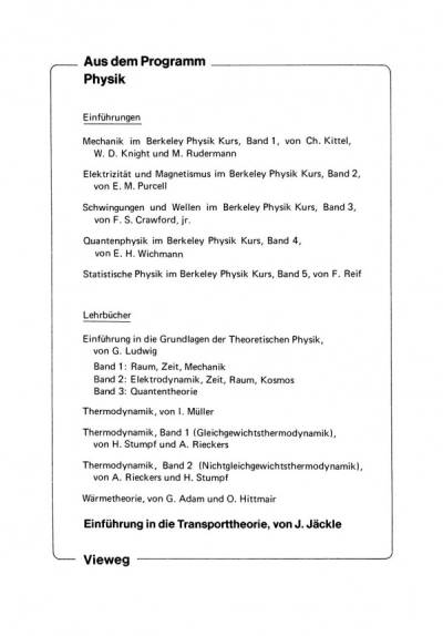 دانلود کتاب Einführung in die Transporttheorie