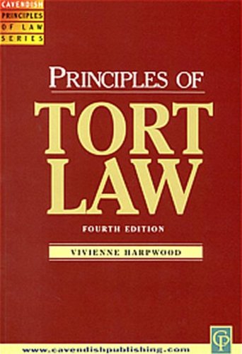 دانلود کتاب Principles of Tort Law