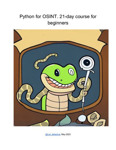 دانلود کتاب Python for OSINT. 21 day course beginners